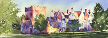 Late afternoon sun, Drum Castle